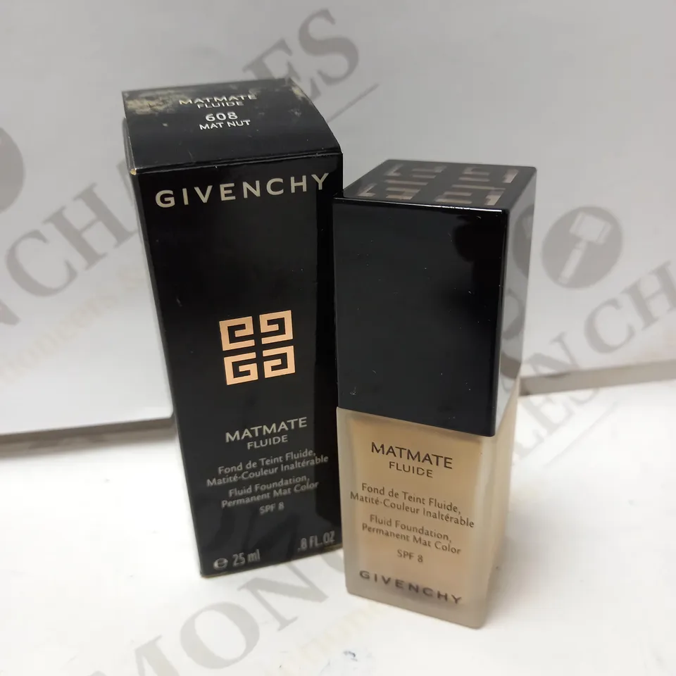 GIVENCHY MATMATE FLUIDE FOUNDATION 25ML - 608 MART NUT