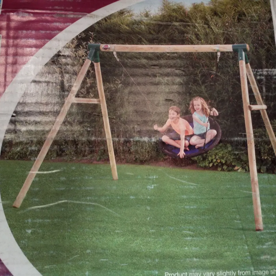 BOXED PLUM SPIDER MONKEY WOODEN SWING SET (5 PARTS)