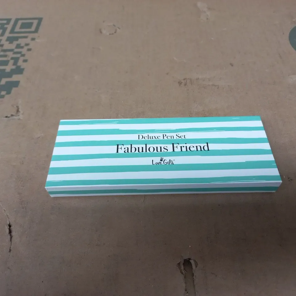 DELUXE PEN SET "FABULOUS FRIEND" SET OF 3 BOXED