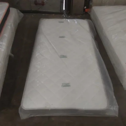 QUALITY BAGGED 3FT SINGLE AIRSPRUNG MEMORY FOAM BUNK MATTRESS