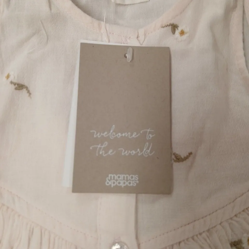 MAMAS & PAPAS BABY DRESS – WELCOME TO THE WORLD, 3-9 MONTHS