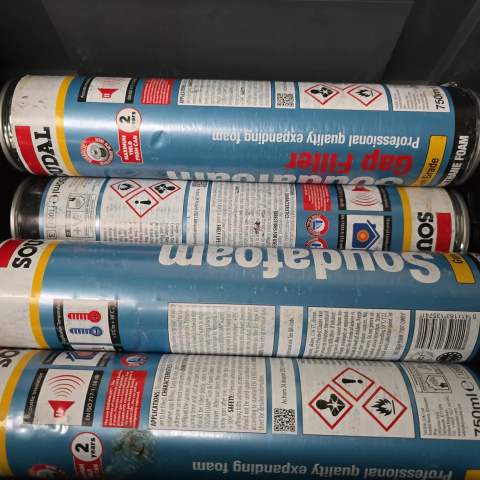 8X SOUDAL GAP FILLER GUN GRADE - COLLECTION ONLY