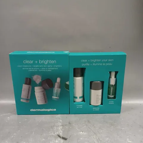 BOXED DERMALOGICA CLEAR + BRIGHTEN SKINCARE KIT