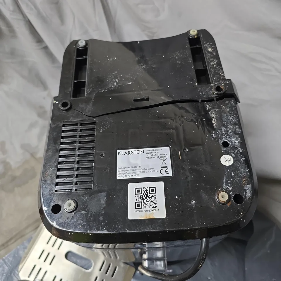 KLARSTEIN ESPRESSO COFFEE MAKER MACHINE