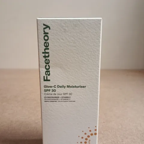 FACE THEORY GLOW-C DAILY MOISTURISER SPF 30 - 50ML