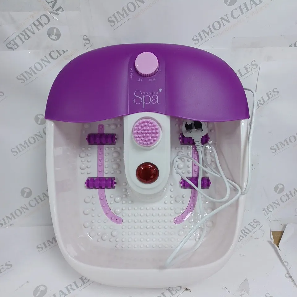 BOXED SENSIO HOME FOOT SPA