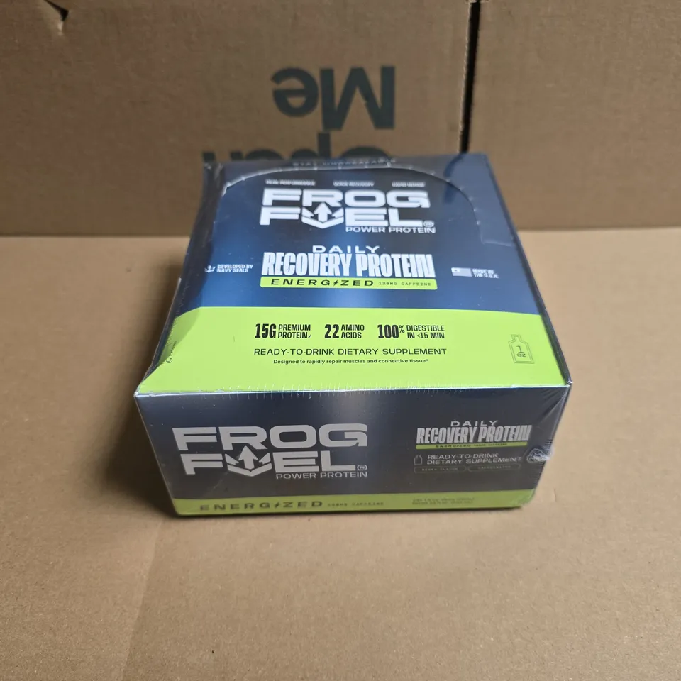 BOXED FROG FUEL POWER ENERGIZED PROTEIN SHOTS (24X30ML SHOTS)