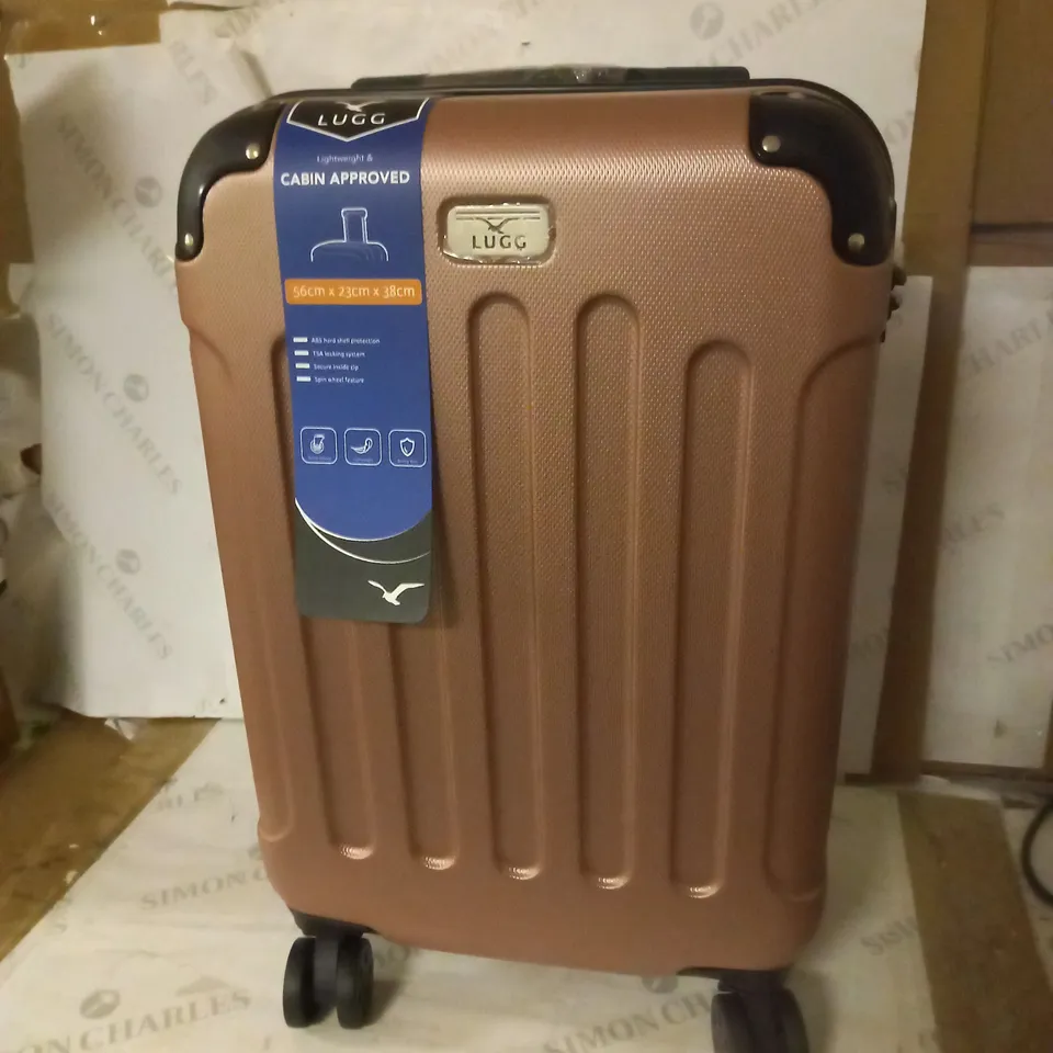 LUGG CABIN APPROVED LIGHTWEIGHT TRAVEL BAG ROSEGOLD
