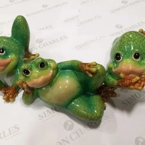 BRAND NEW HOME 2 GARDEN SET OF 3 GARDEN FROGS