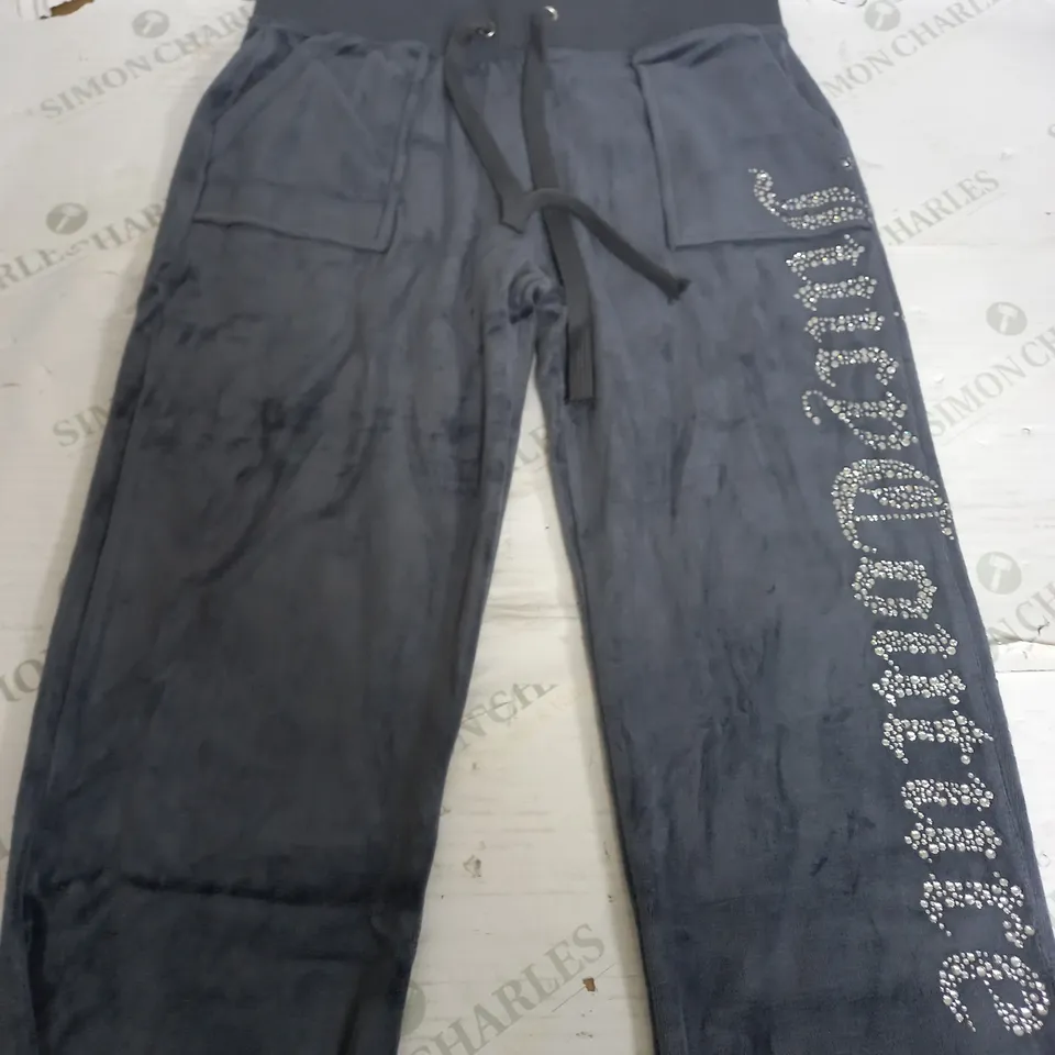 JUICY COUTURE LIGHT GREY JOGGING PANTS - XS