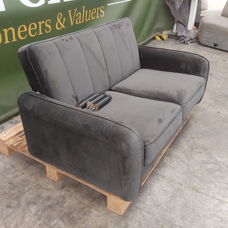 JENNIFER COMPACT FABRIC 2 SEATER SOFA RRP £299