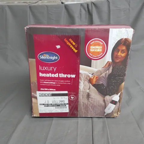 SILENTNIGHT  LUXURY HEATED THROW