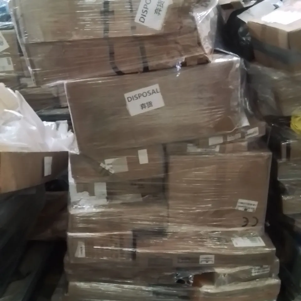PALLET OF ASSORTED HOUSEHOLD GOODS AND PRODUCTS TO INCLUDE;ACCENT CHAIR,KNITTING MACHINE,MEAT GRINDER MACHINE 