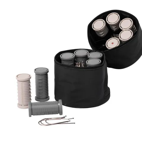 BOXED NICKY CLARKE HEATED COMPACT HAIR ROLLERS NHS006 CLASSIC