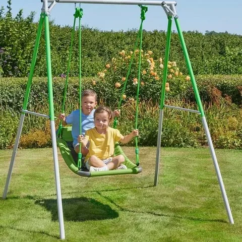 SPORTSPOWER MY FIRST SKYFLYER METAL SWING SET [COLLECTION ONLY]