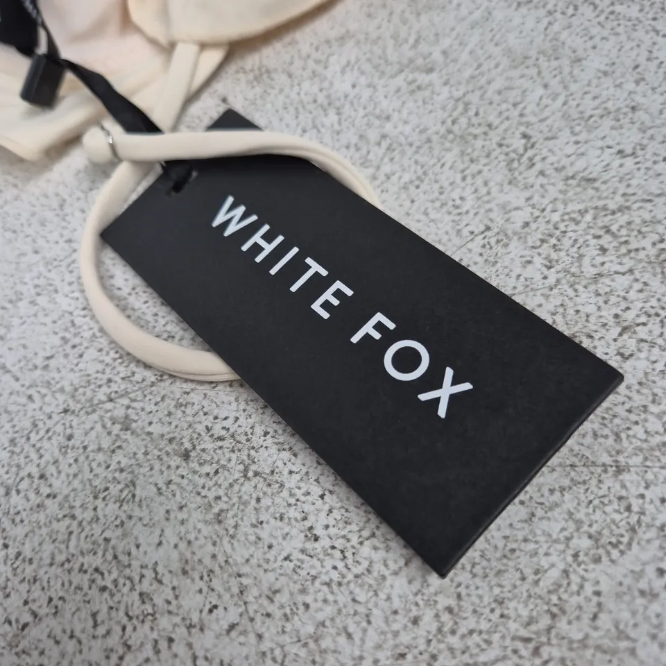 WHITE FOX CREAM TOP – XS