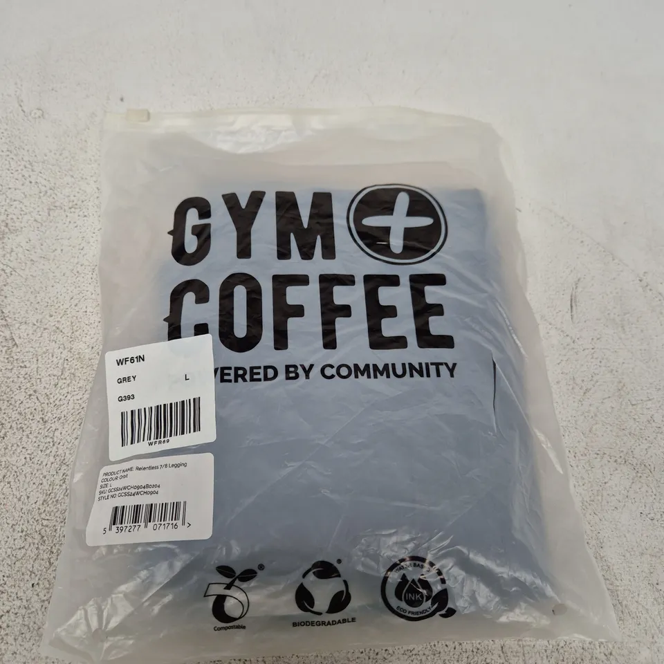 GYM+COFFEE RELENTLESS 7/8 LEGGING – ORBIT, UK SIZE L