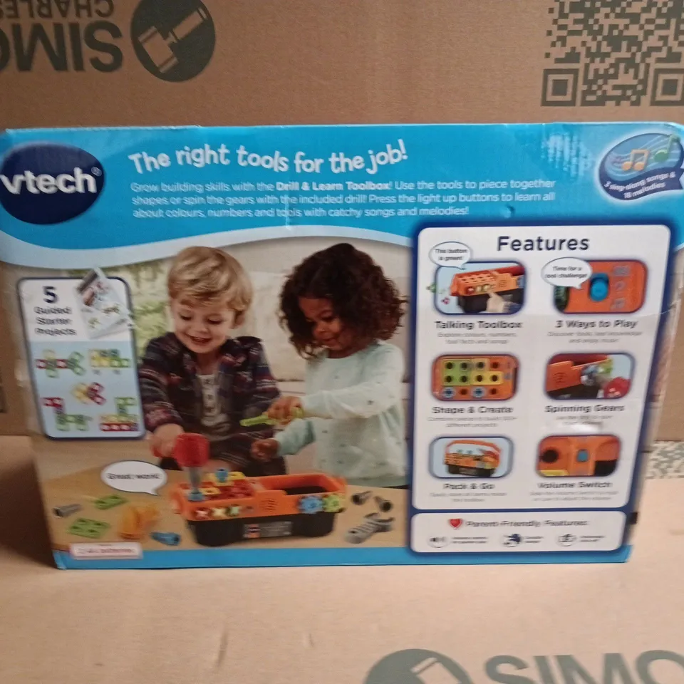VTECH DRILL & LEARN TOOLKIT BOXED TOY SET