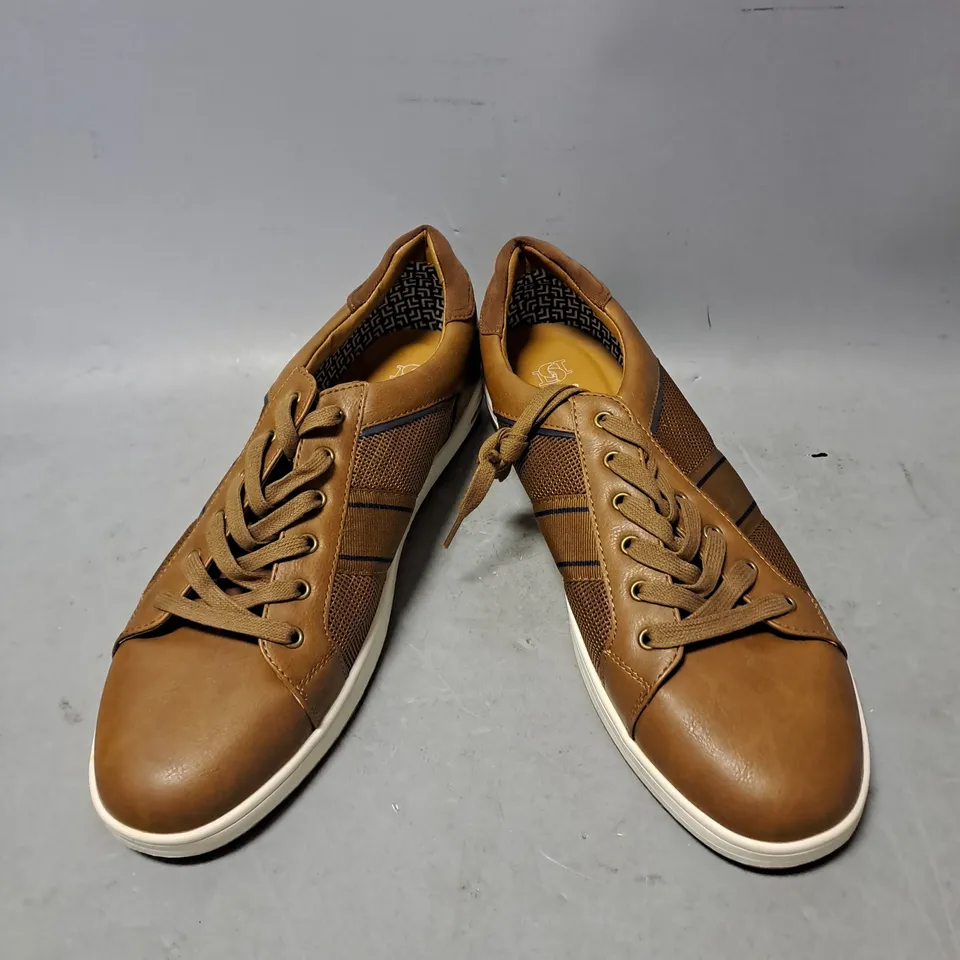 PAIR OF DUNE LONDON TRUE SHOES IN BROWN SIZE 10