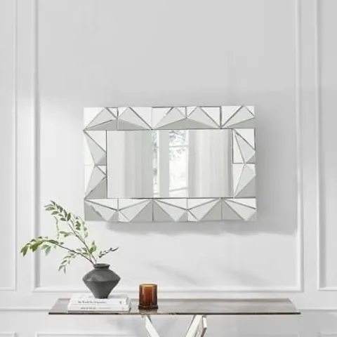 BOXED ATLAS VINTAGE STYLE MEDIUM RECTANGLE 90X60CM MIRROR