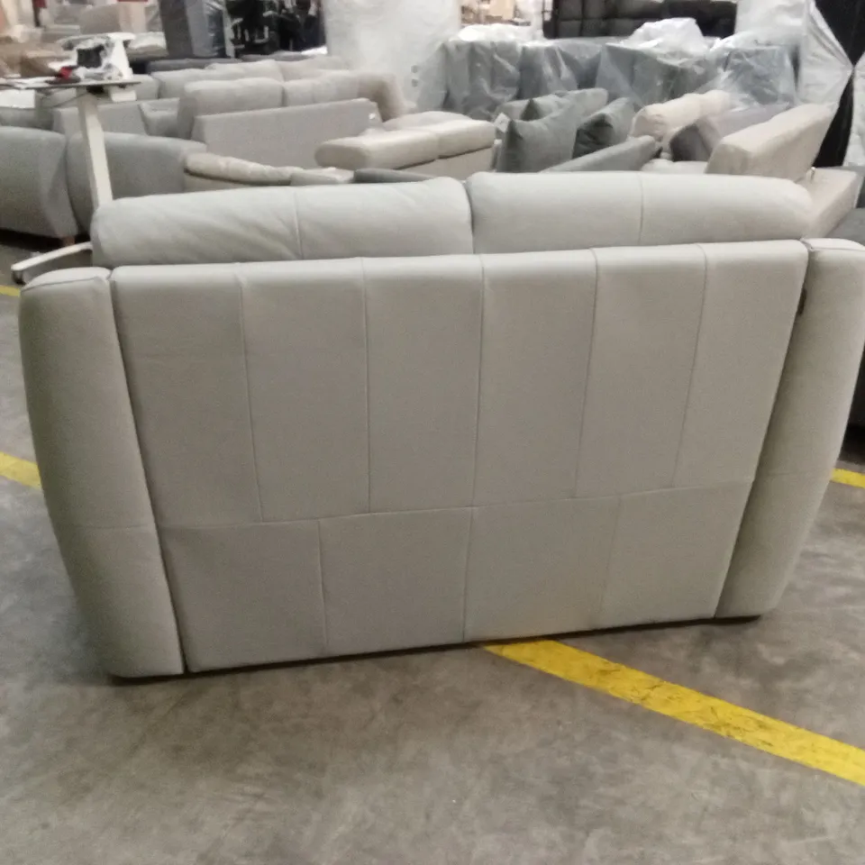 QUALITY DESIGNER ITALIAN MADE GIORGIA 2 SEATER LEATHER SOFA