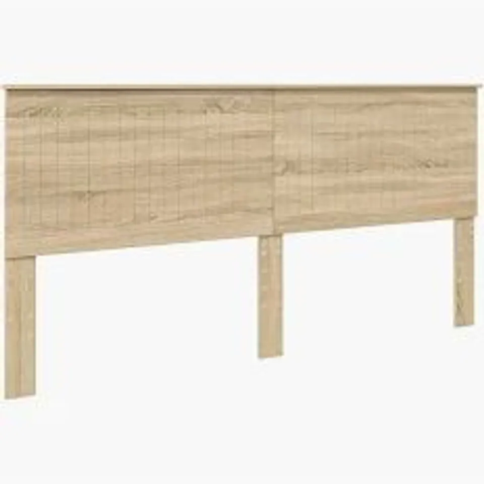 BOXED VIDAXL HEADBOARD WITH HEADBOARD SONOMA OAK 200 CM ENGINEERED WOOD