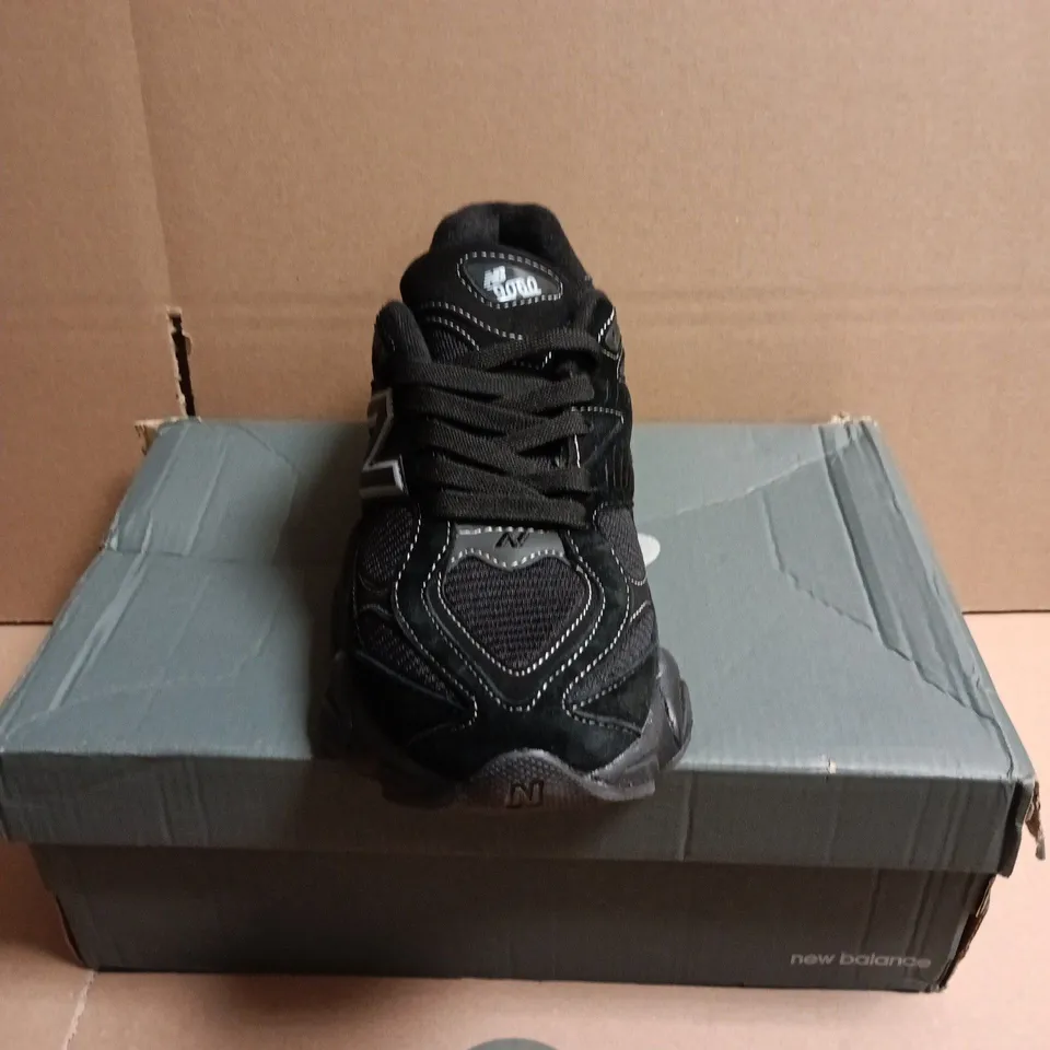 BOXED PAIR OF NEW BALANCE 9060 TRAINERS – UK 5.5 - BLACK