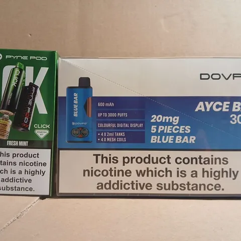 APPROXIAMTELY 10 ASSORTED VAPING PRODUCTS TO INCLUDE DOVPO, PYNE POD, ETC - COLLECTION ONLY