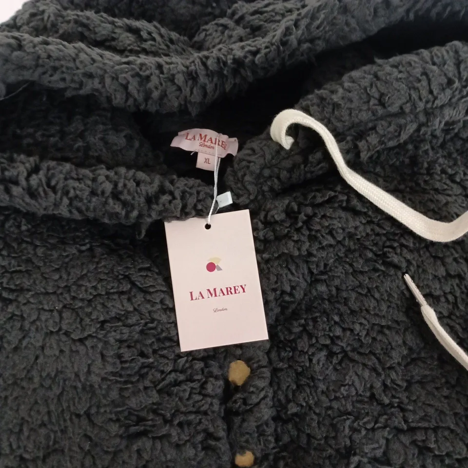A BOX OF APROXIMATELY 10 LA MAREY WOMEN'S FAUX FUR COAT –