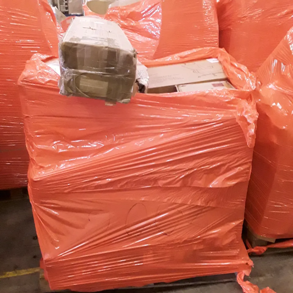 PALLET OF ASSORTED PRODUCTS INCLUDING DRIPEX MESH CHAIR, DRESSING TABLE, 3×6M PARTY TENT, BARSTOOL