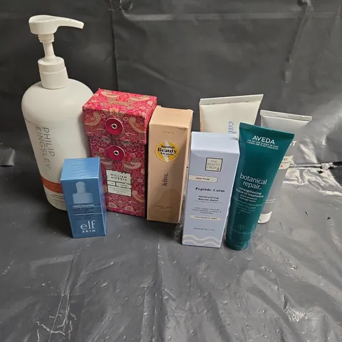 APPROXIMATEY 20 ASSORTED HEALTH AND BEAUTY PRODUCTS TO INCLUDE - THE BEAUTY CROP MOISTURISING BARRIER BALM - ELF SKIN NIGHT OIL - WILLIAM MORRIS HAND CREAM - ETC