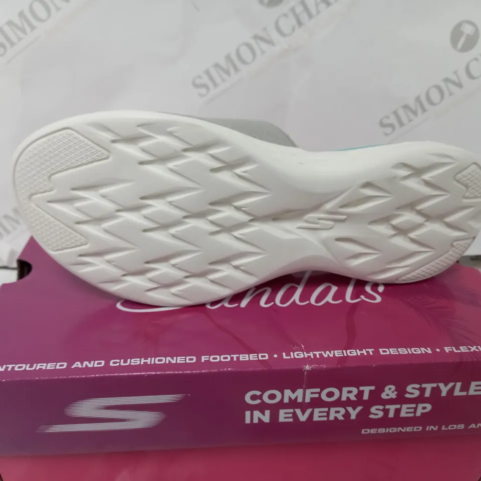 SKETCHERS GO WALK SANDAL - GREY SIZE 3
