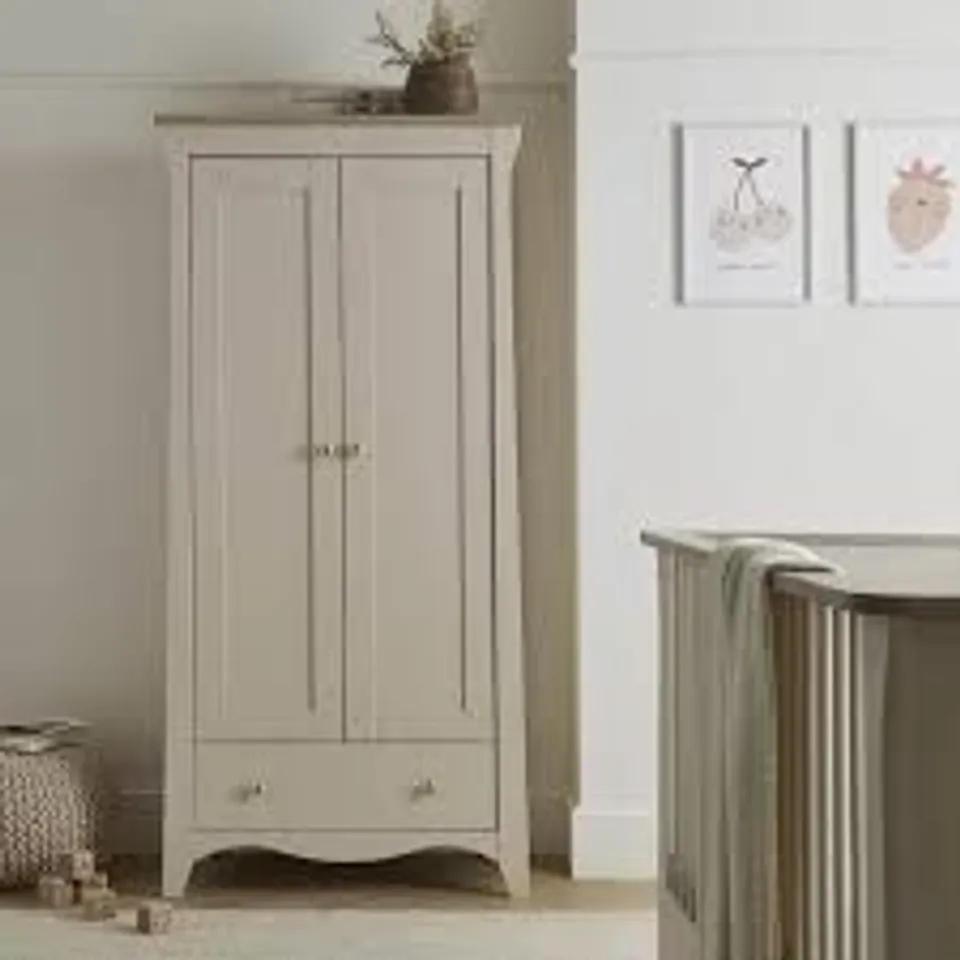 BOXED CUDDLECO CLARA WARDROBE - CASHMERE/ASH (2 BOXES)
