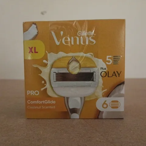 GILLETTE VENUS XL PRO COMFORT GLIDE SET OF 6 REPLACEMENT BLADES