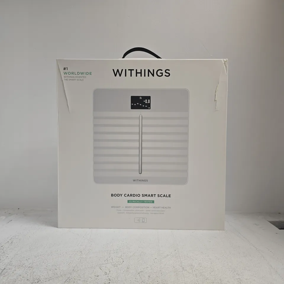 WITHINGS BODY CARDIO SMART SCALE – BOXED