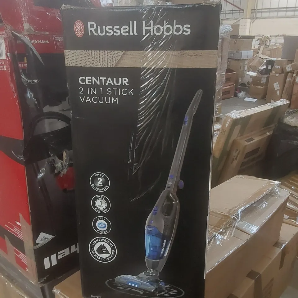 BOXED RUSSELL HOBBS CENTAUR 2-IN-1 STICK VACUUM CLEANER 