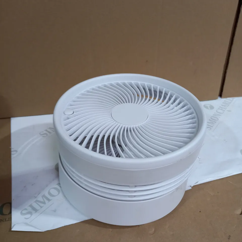 BELL & HOWELL OSCILLATING ADJUSTABLE FOLDING RECHARGEABLE STAND FAN