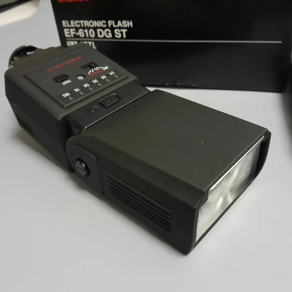 BOXED SIGMA ELECTRONIC FLASH EF-610 DG ST NA-ITTL