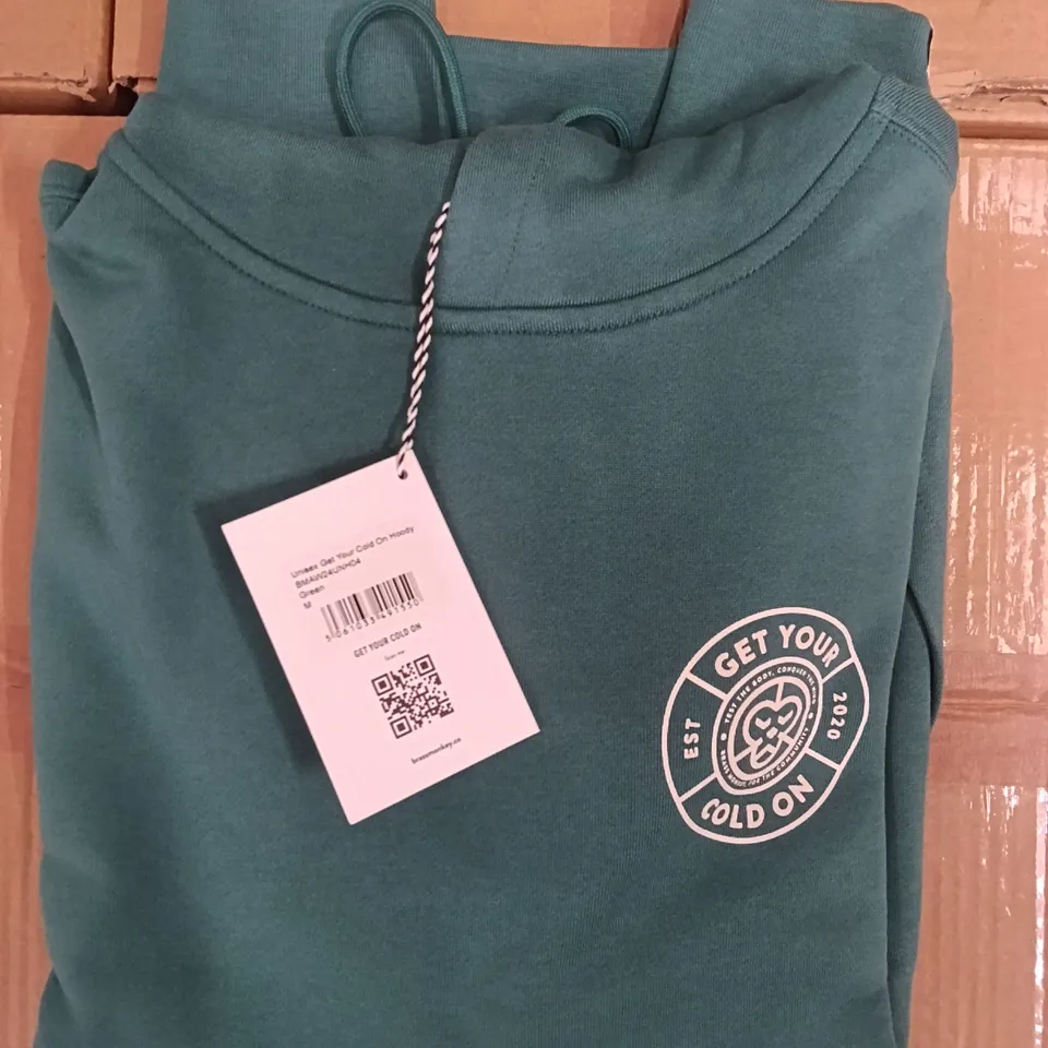 BRAND NEW BRASS MONKEY HOODIES - GREEN SIZE MEDIUM 10