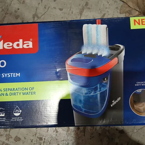 VILEDA H2PRO FLAT MOP SYSTEM – NEW IN BOX