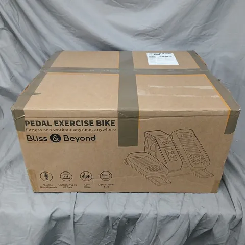 BOXED BLISS & BEYOND PEDAL EXERCISE BIKE IN WHITE