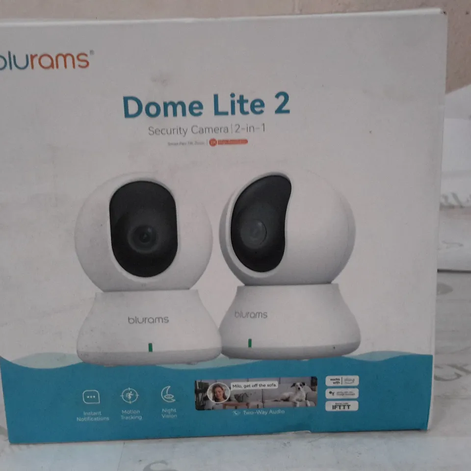 BOXED BLURAMS DOME LITE 2 SECURITY CAMERA 