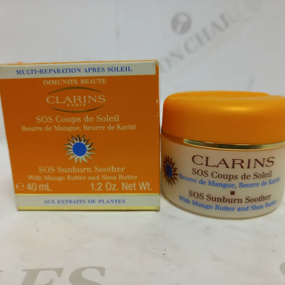 LOT OF 8 CLARINS SOS SUNBURN SOOTHER (8 X 40ML)