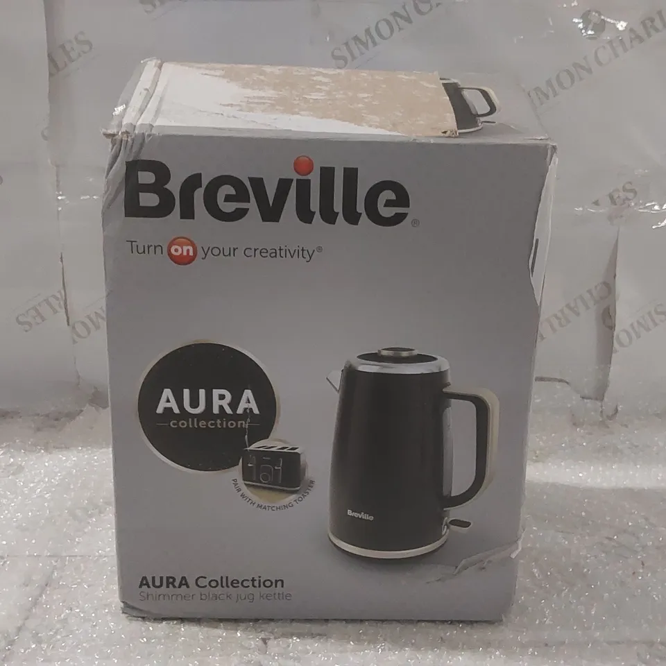 BOXED BREVILLE SHIMMER BLACK JUG 1.7L KETTLE