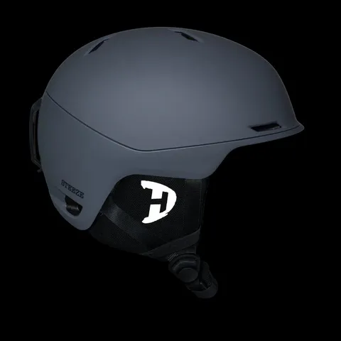 BOXED DAYTONA STEEZE SNOWBOARD HELMET - ADJUSTABLE HELMET FOR MEN, WOMEN & YOUTH - DULL GREY FINISH SIZE MEDIUM