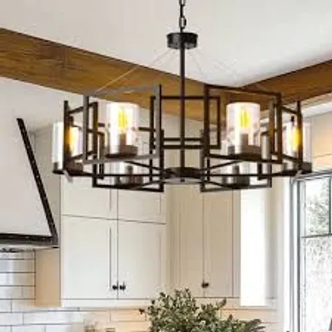BOXED BOROUGH WHARF 6-LIGHT DRUM CHANDELIER (1 BOX)