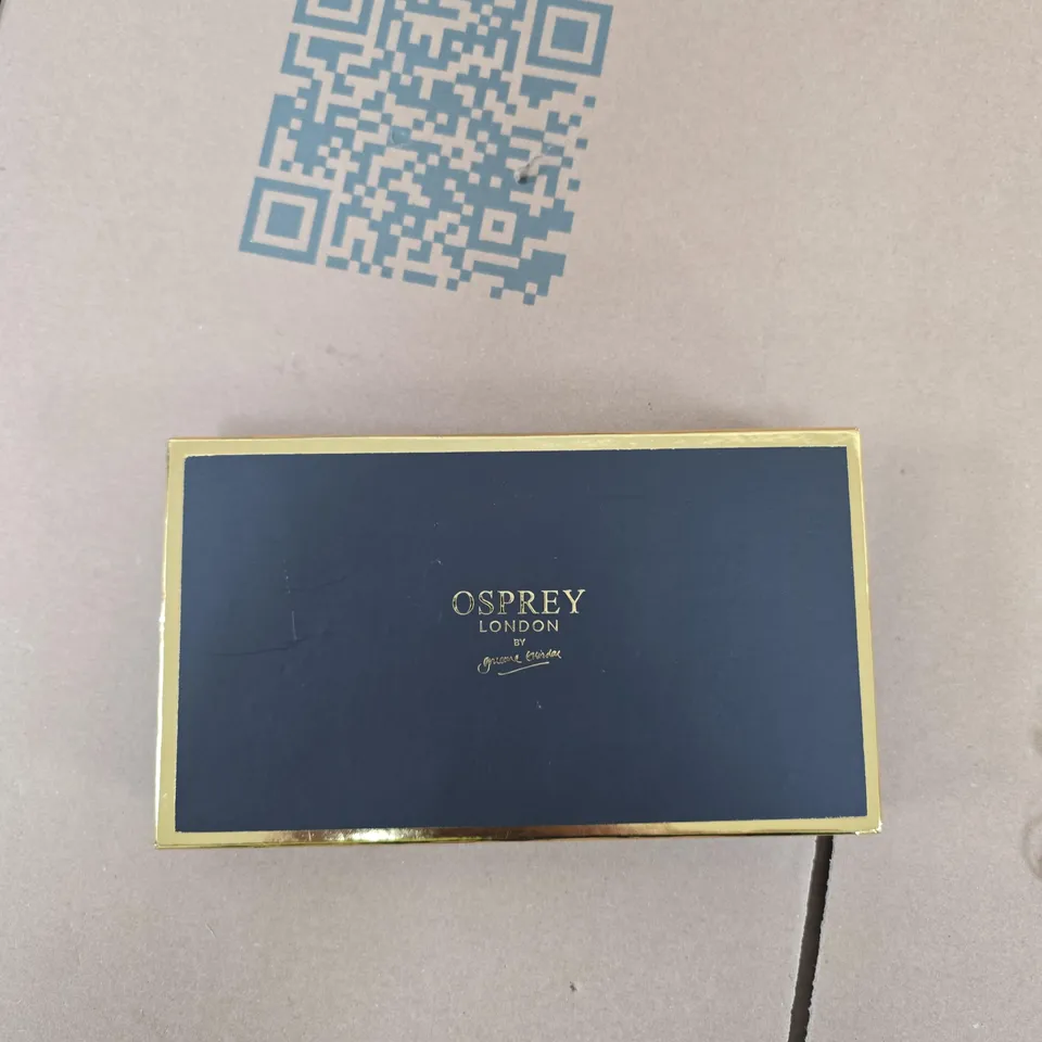 OSPREY LONDON WALLET – YELLOW LEATHER WITH SNAP CLOSURE 