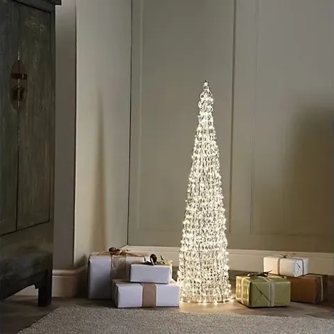 FESTIVE INDOOR/OUTDOOR 80CM PRE LIT MICROLIGHT CONE LIGHT