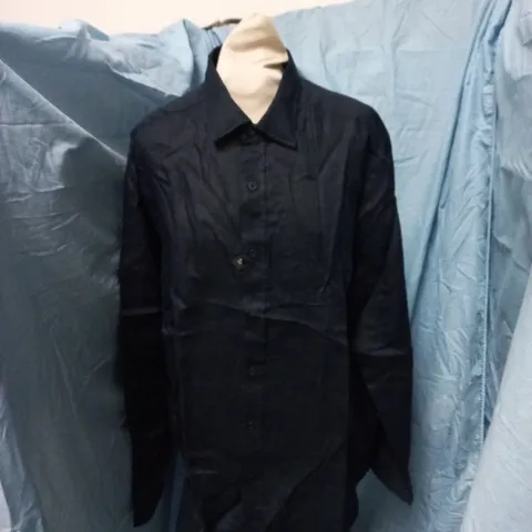 MASSIMO DUTTI NAVY LINEN SHIRT β MEN'S, UK L (EU L) β 100% LINEN