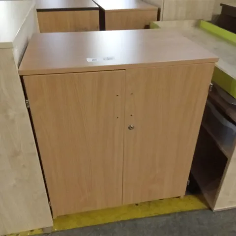 2 DOOR STORAGE CABINET ON WHEELS
